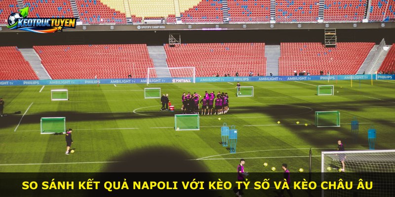So sánh kết quả Napoli với kèo tỷ số và kèo châu Âu